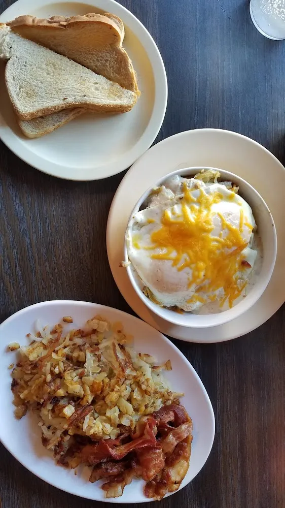 Biscuits and Gravy with a Side of Hashbrowns