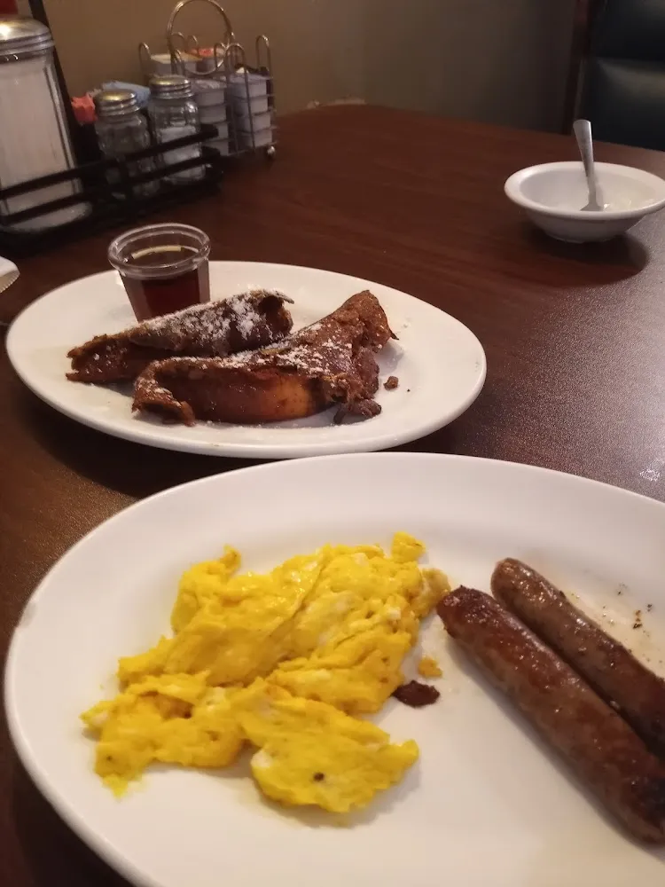 French Toast Eggs Sausage